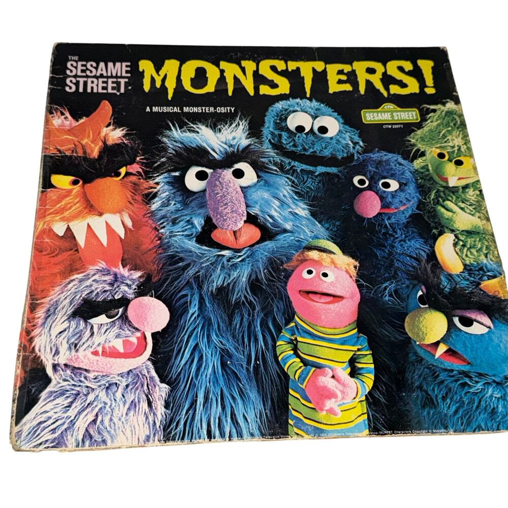 1975 Seseme Strett Mosters Vintage vinyl record